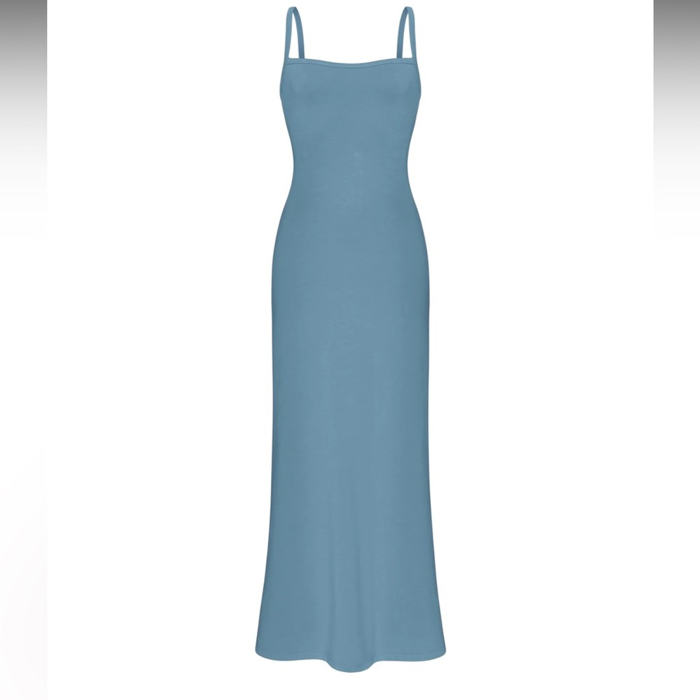 Oddli Dinner Dress ! Size small . Denim Blue.